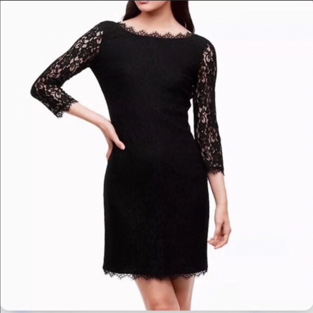 T. Babaton Rafael Dress Black Lace Size 4